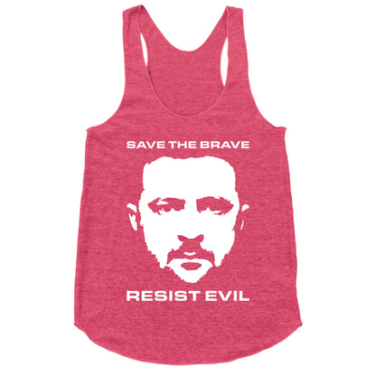 Zelensky Save The Brave Racerback Tank