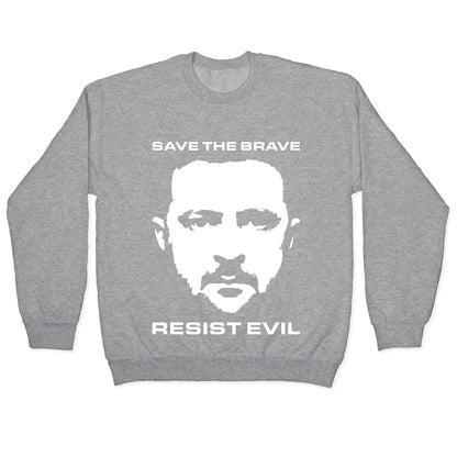 Zelensky Save The Brave Crewneck Sweatshirt