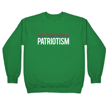 I Put The Tism In Patriotism Crewneck Sweatshirt