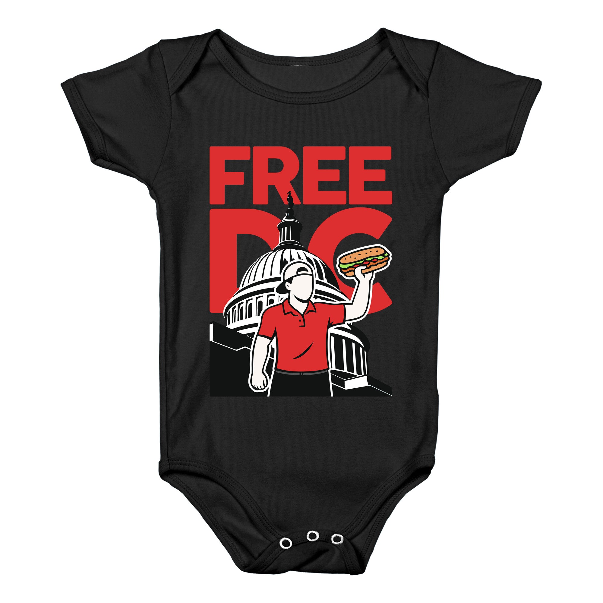 Anti Ice DC Sandwich Guy Baby One-Piece