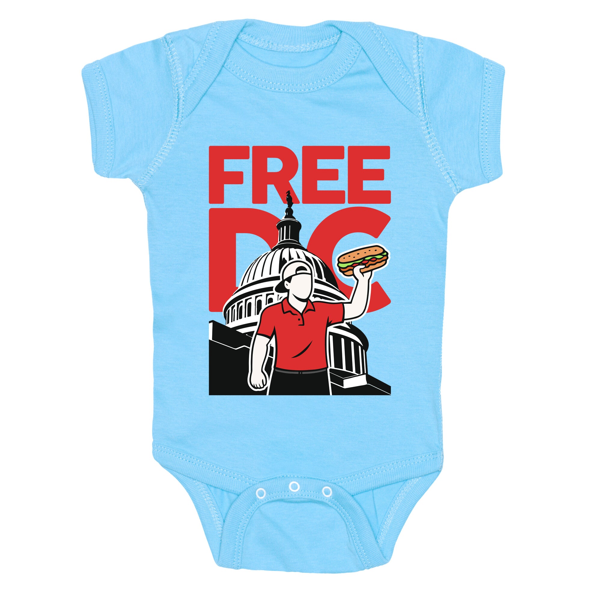 Anti Ice DC Sandwich Guy Baby One-Piece