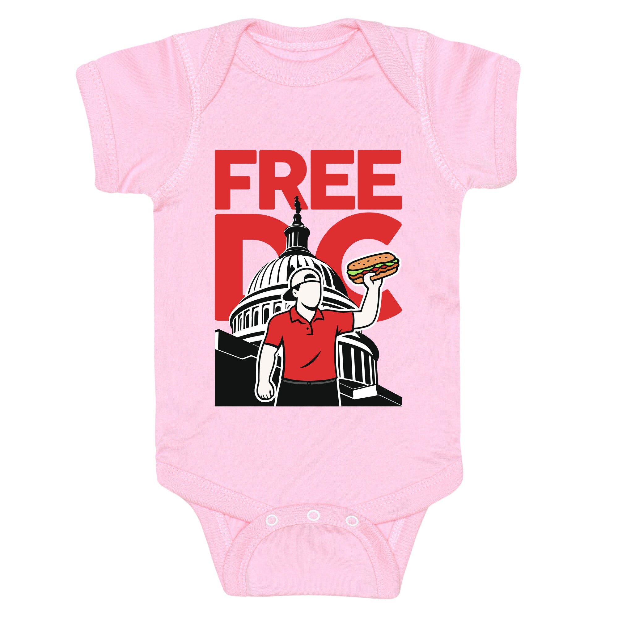 Anti Ice DC Sandwich Guy Baby One-Piece