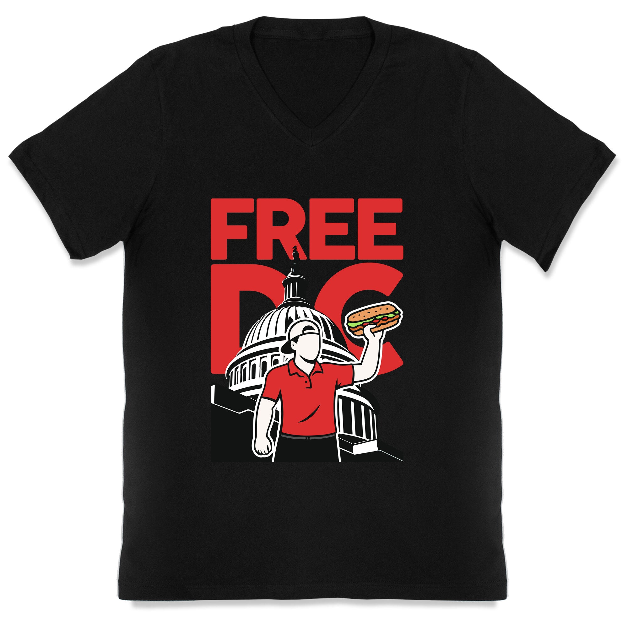 Anti Ice DC Sandwich Guy V-Neck