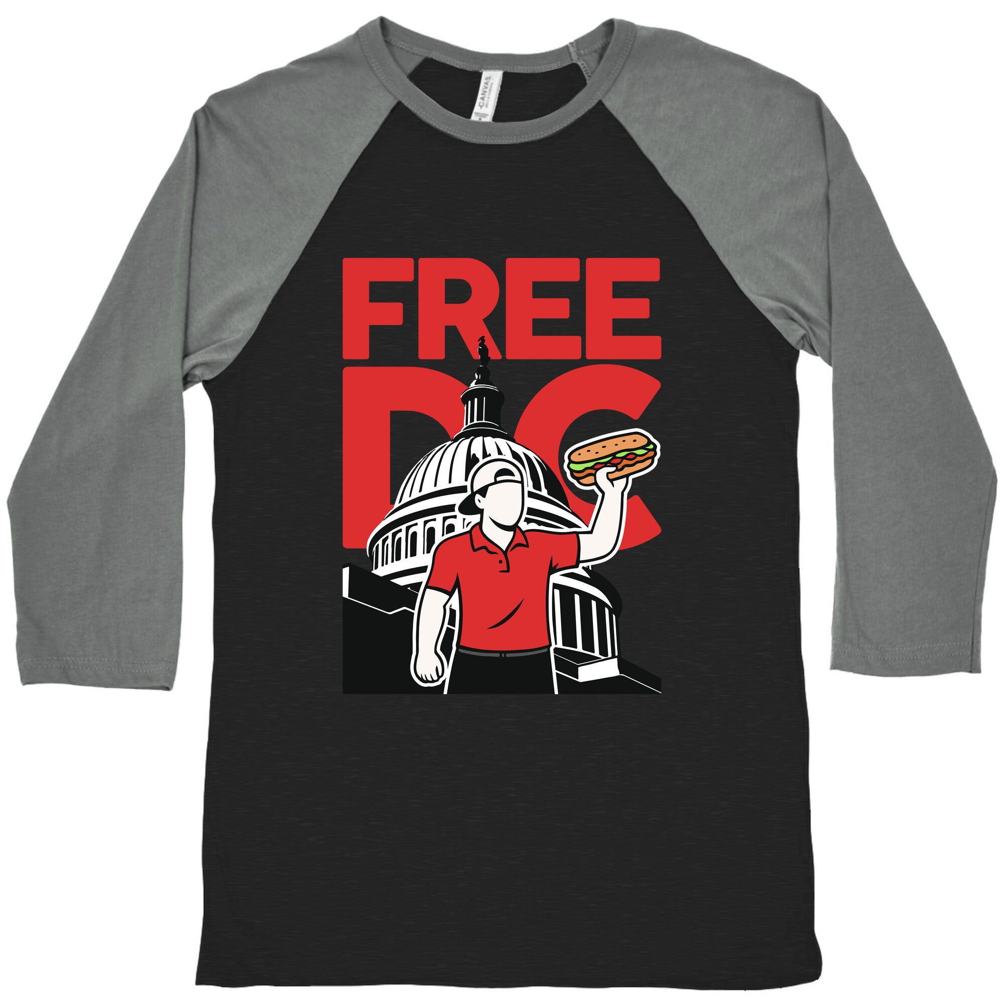Anti Ice DC Sandwich Guy Baseball Tee