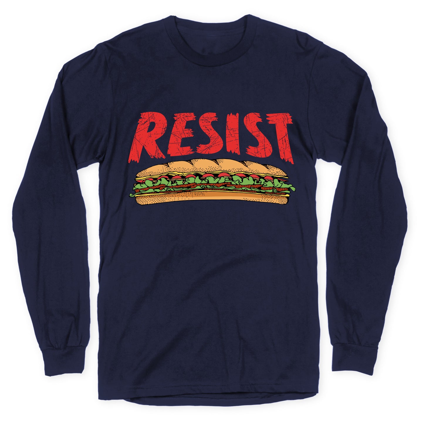 Resist Anti Ice Sandwich Guy DC Longsleeve Tee