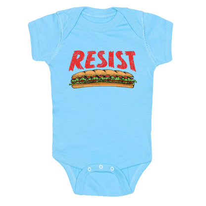 Resist Anti Ice Sandwich Guy DC Baby One-Piece