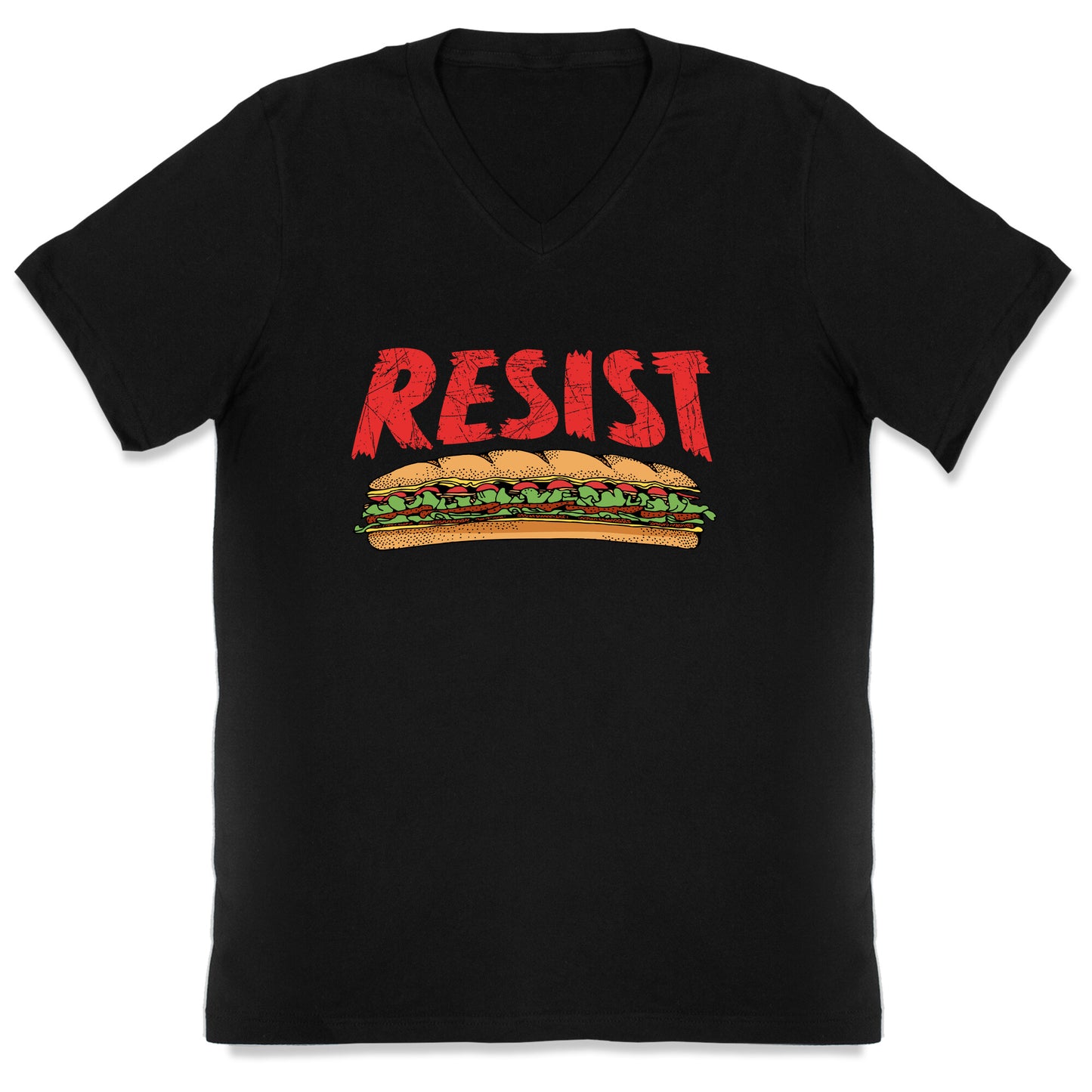 Resist Anti Ice Sandwich Guy DC V-Neck
