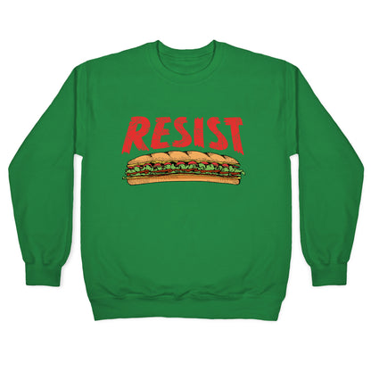 Resist Anti Ice Sandwich Guy DC Crewneck Sweatshirt