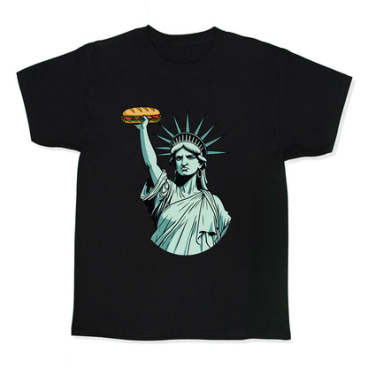 Statue of Liberty Sandwich Guy DC Kids Tee