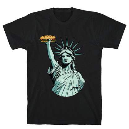 Statue of Liberty Sandwich Guy DC T-Shirt