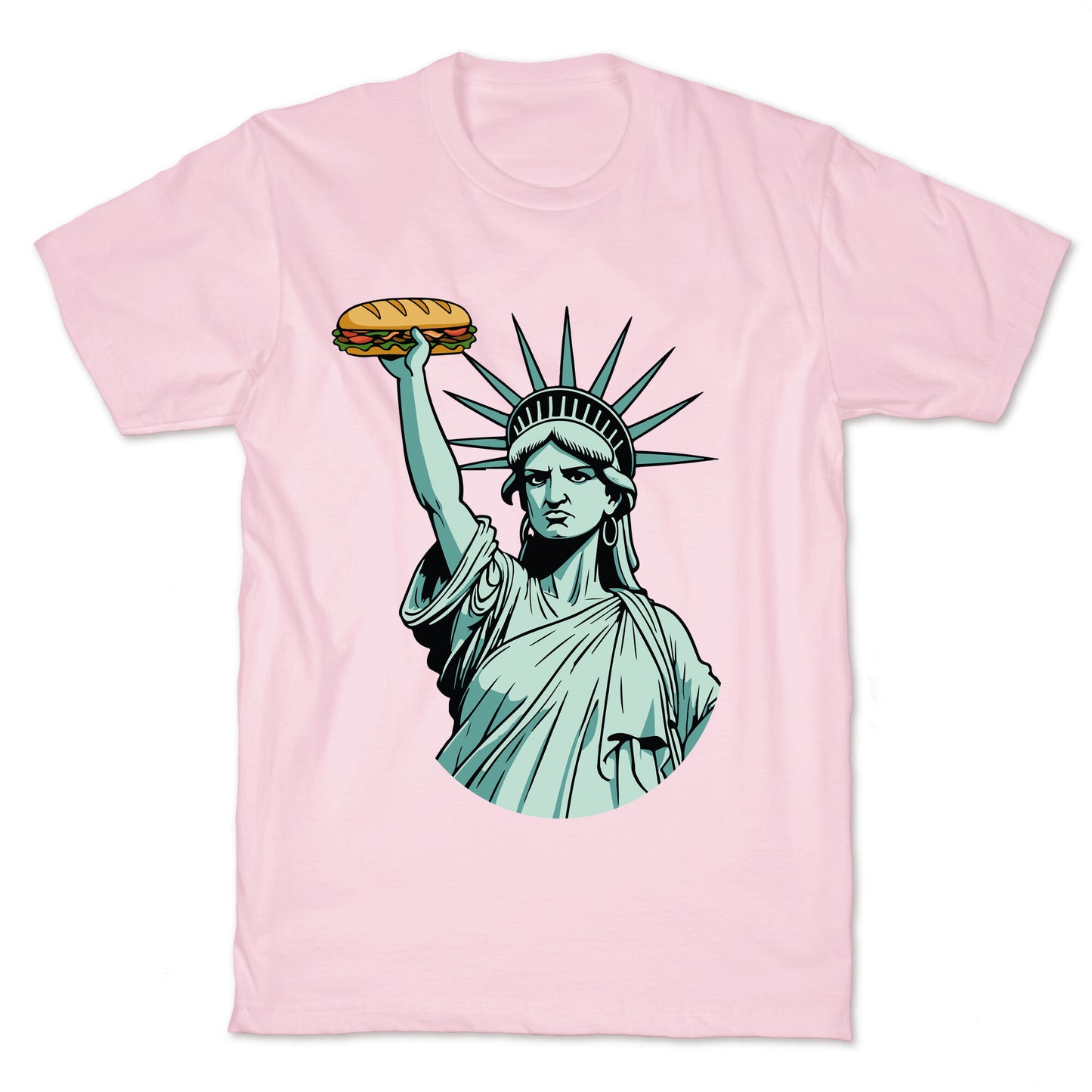 Statue of Liberty Sandwich Guy DC T-Shirt