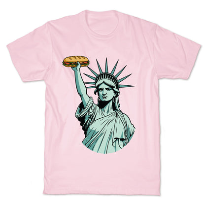 Statue of Liberty Sandwich Guy DC T-Shirt