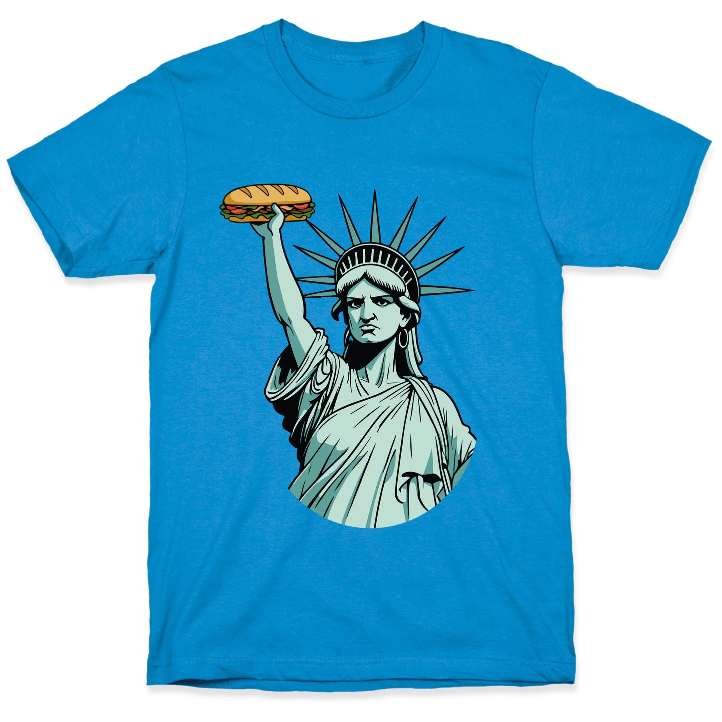 Statue of Liberty Sandwich Guy DC T-Shirt
