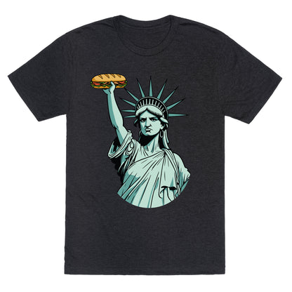 Statue of Liberty Sandwich Guy DC Unisex Triblend Tee
