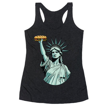 Statue of Liberty Sandwich Guy DC Racerback Tank