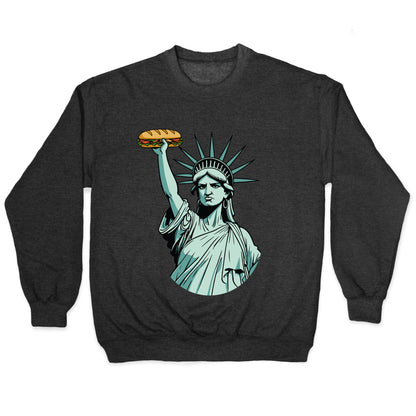 Statue of Liberty Sandwich Guy DC Crewneck Sweatshirt