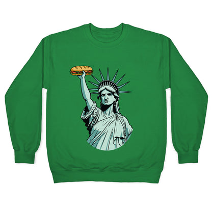 Statue of Liberty Sandwich Guy DC Crewneck Sweatshirt