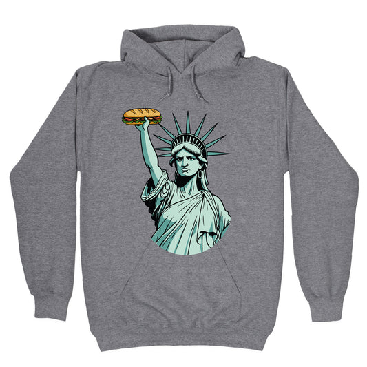 Statue of Liberty Sandwich Guy DC Hoodie