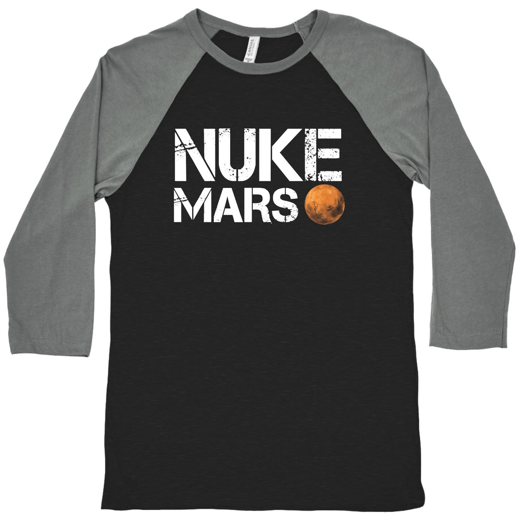 Nuke Mars Baseball Tee