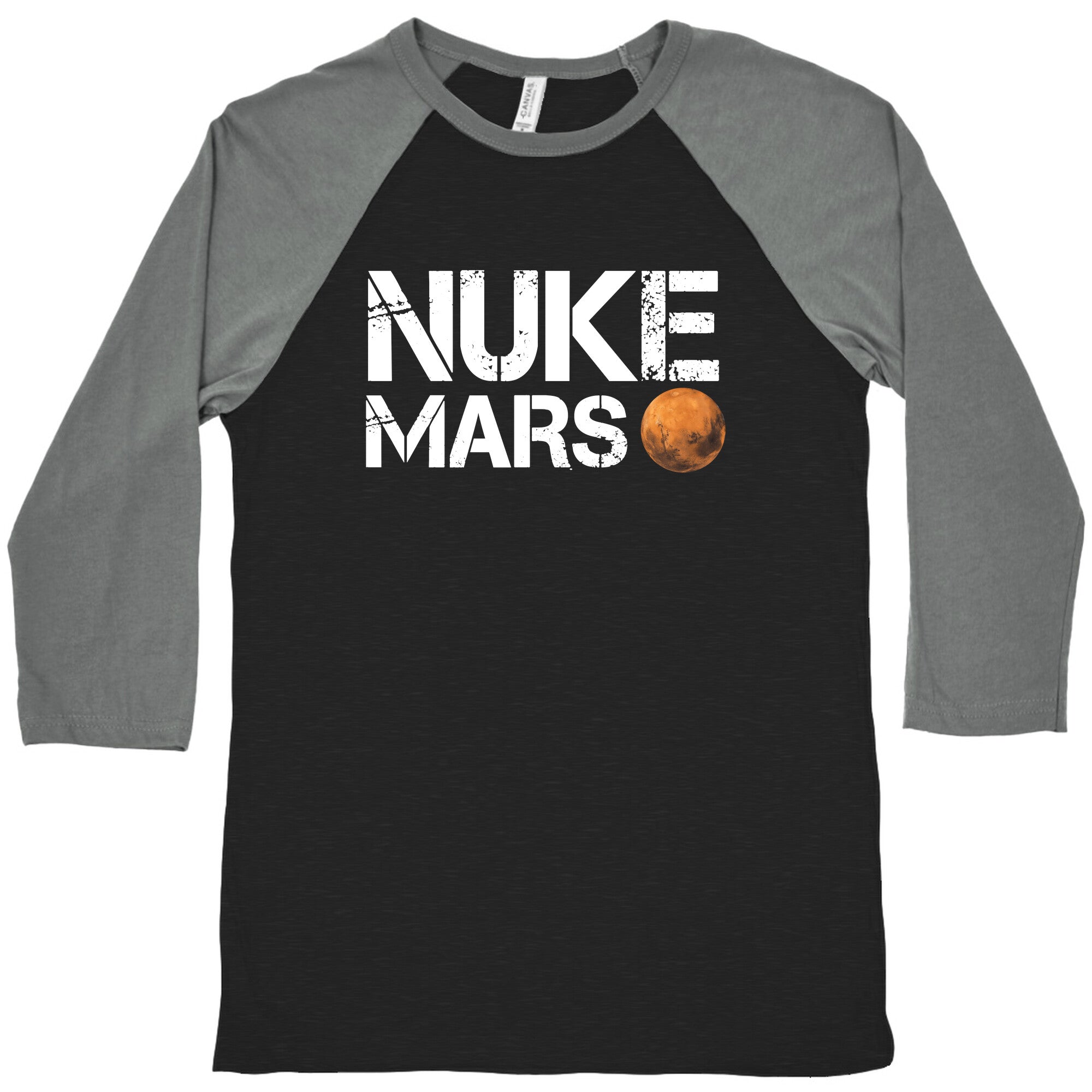 Nuke Mars Baseball Tee