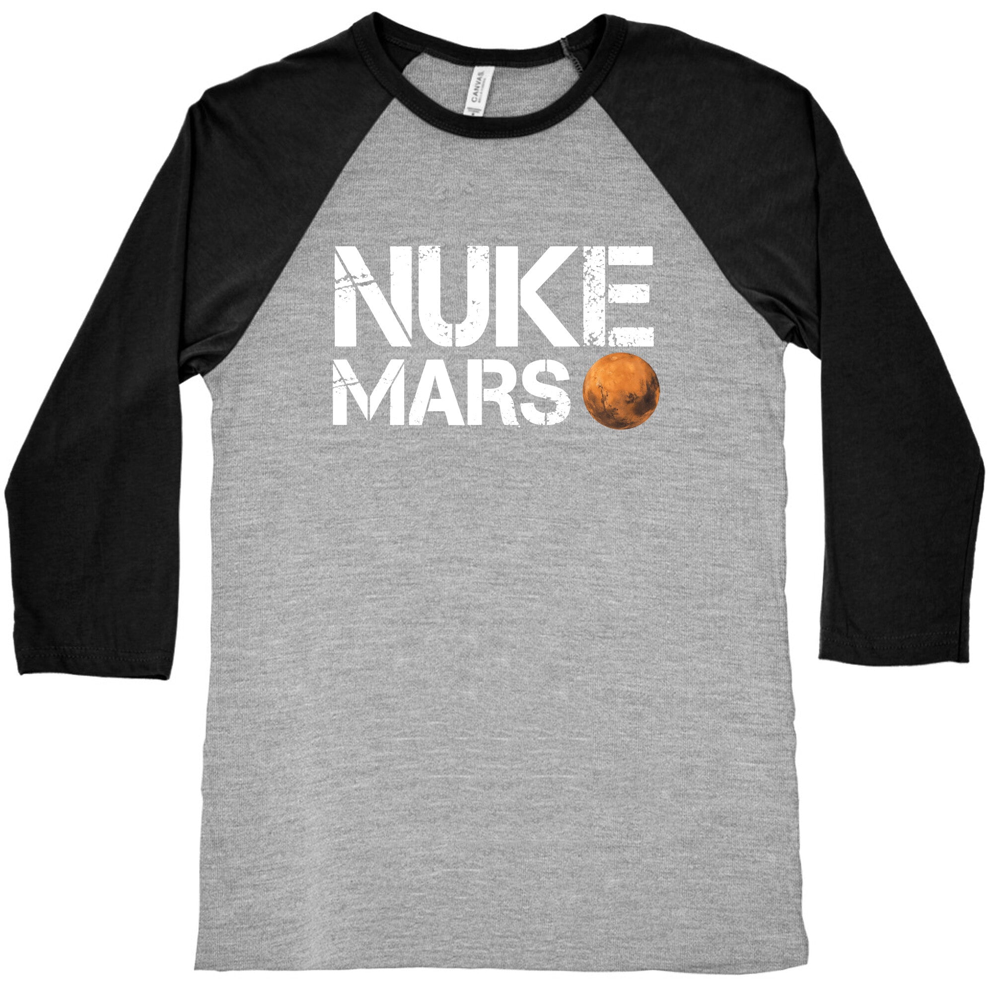 Nuke Mars Baseball Tee
