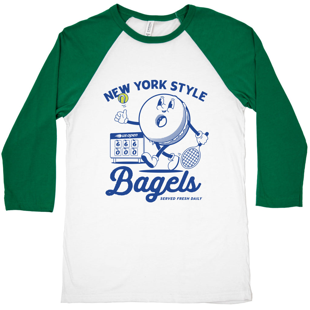 US Open Bagel Baseball Tee