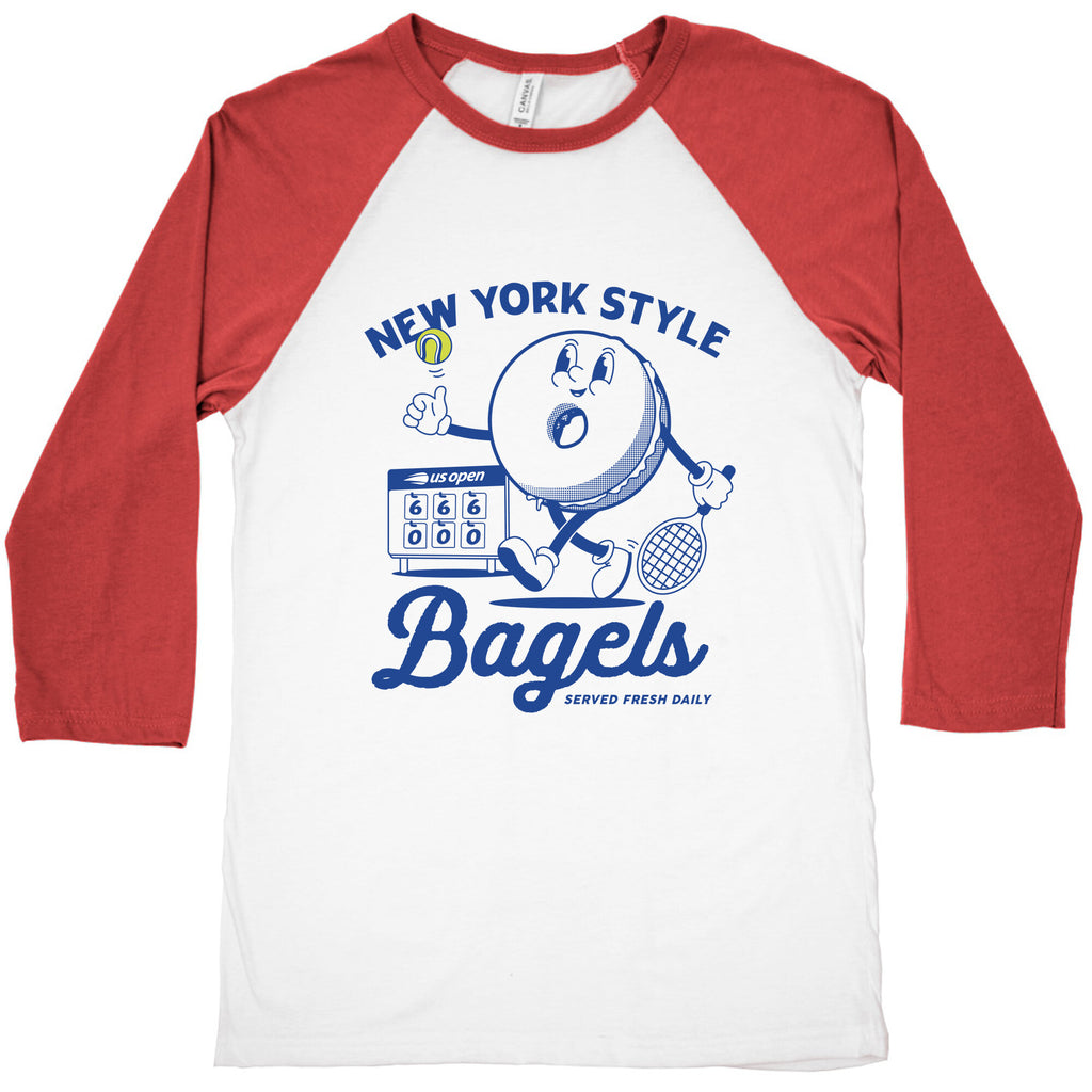 US Open Bagel Baseball Tee