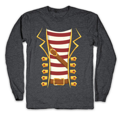 Buccaneer Halloween Pirate Costume Longsleeve Tee