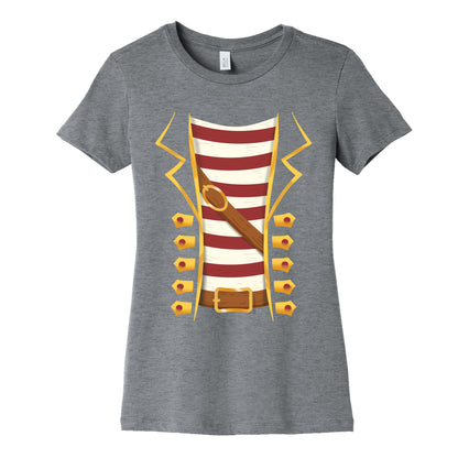 Buccaneer Halloween Pirate Costume Womens Cotton Tee