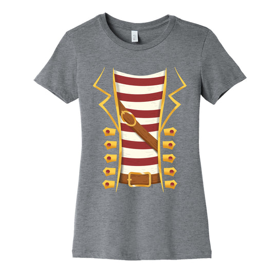 Buccaneer Halloween Pirate Costume Womens Cotton Tee