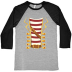 Buccaneer Halloween Pirate Costume Baseball Tee