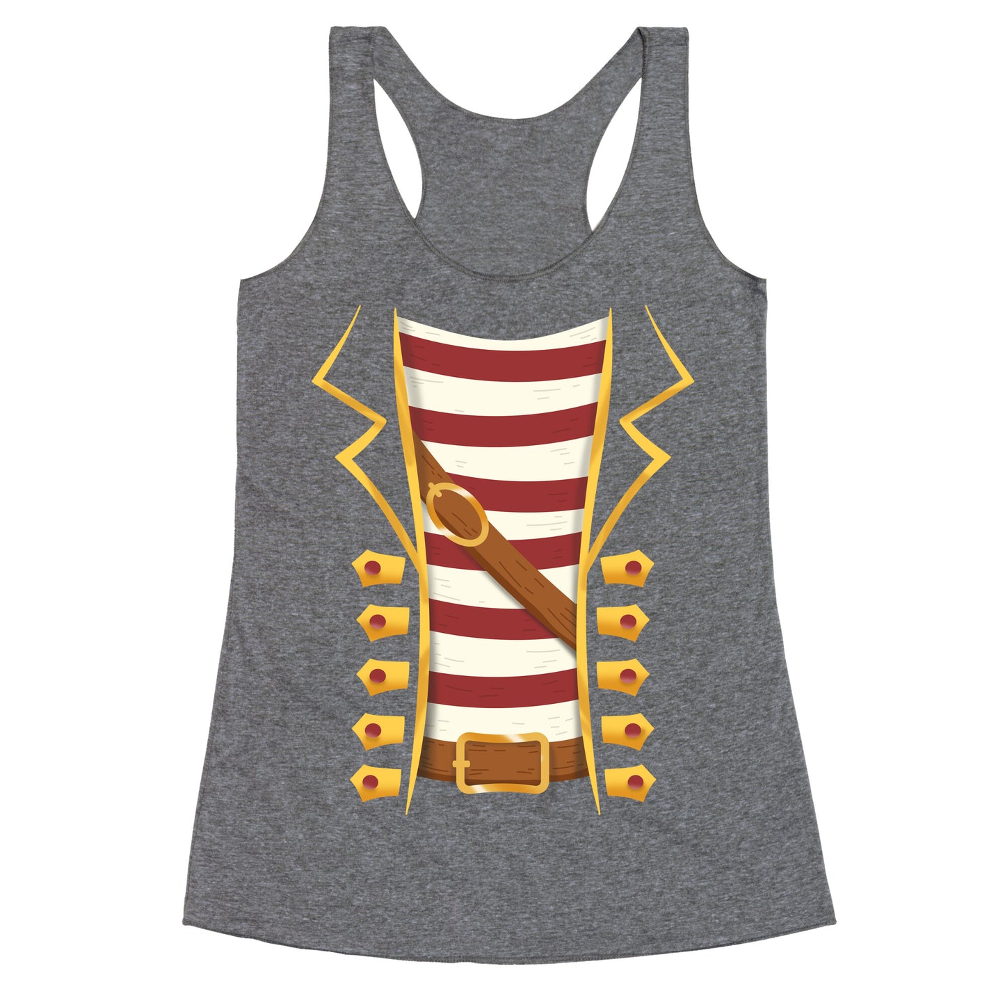 Buccaneer Halloween Pirate Costume Racerback Tank