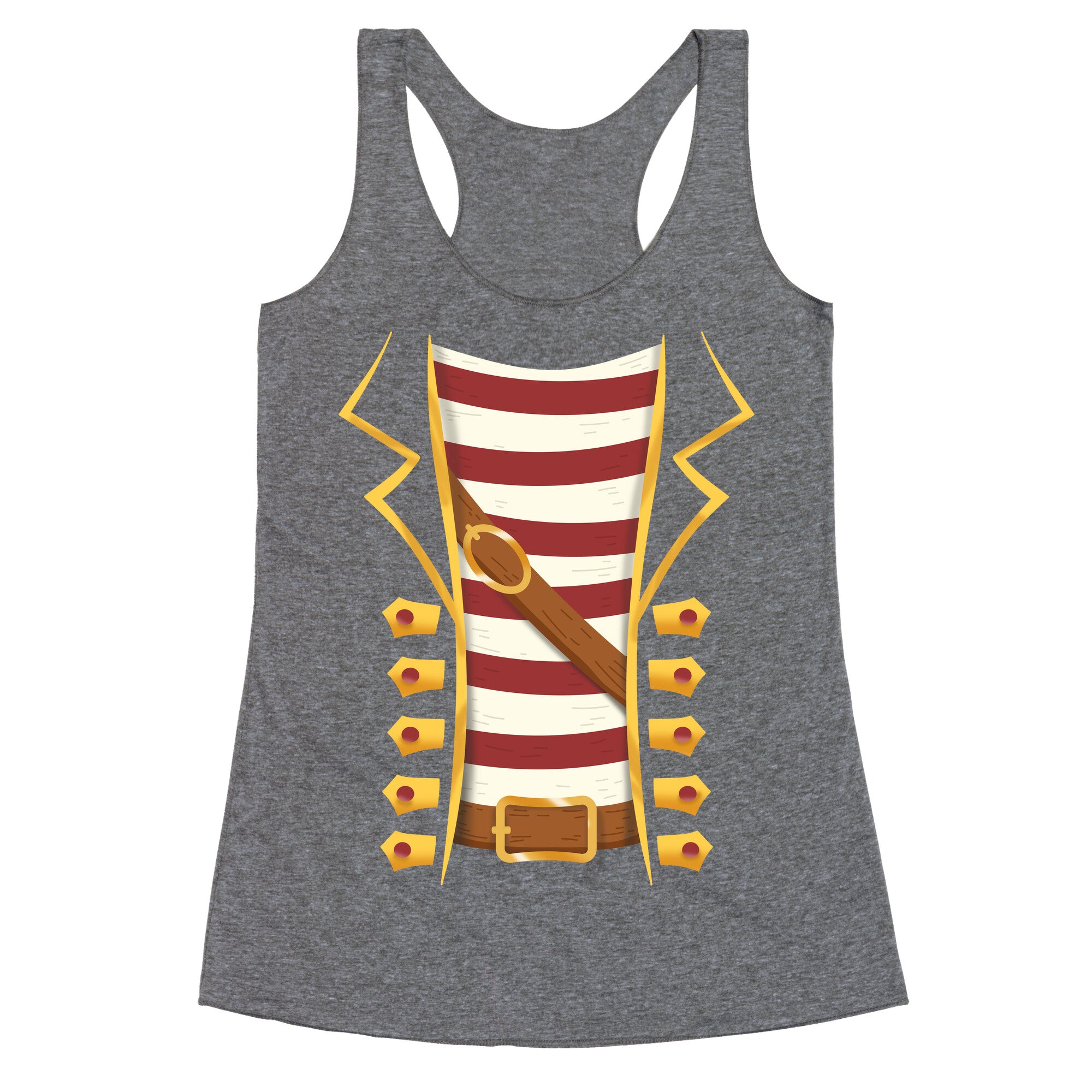 Buccaneer Halloween Pirate Costume Racerback Tank