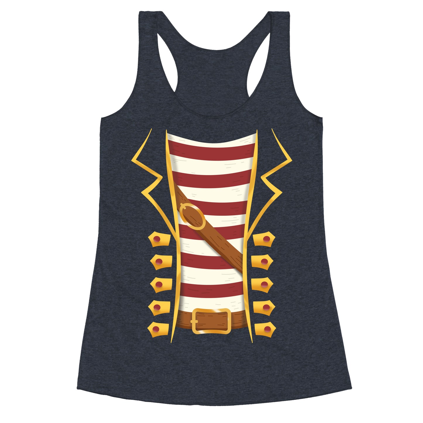Buccaneer Halloween Pirate Costume Racerback Tank
