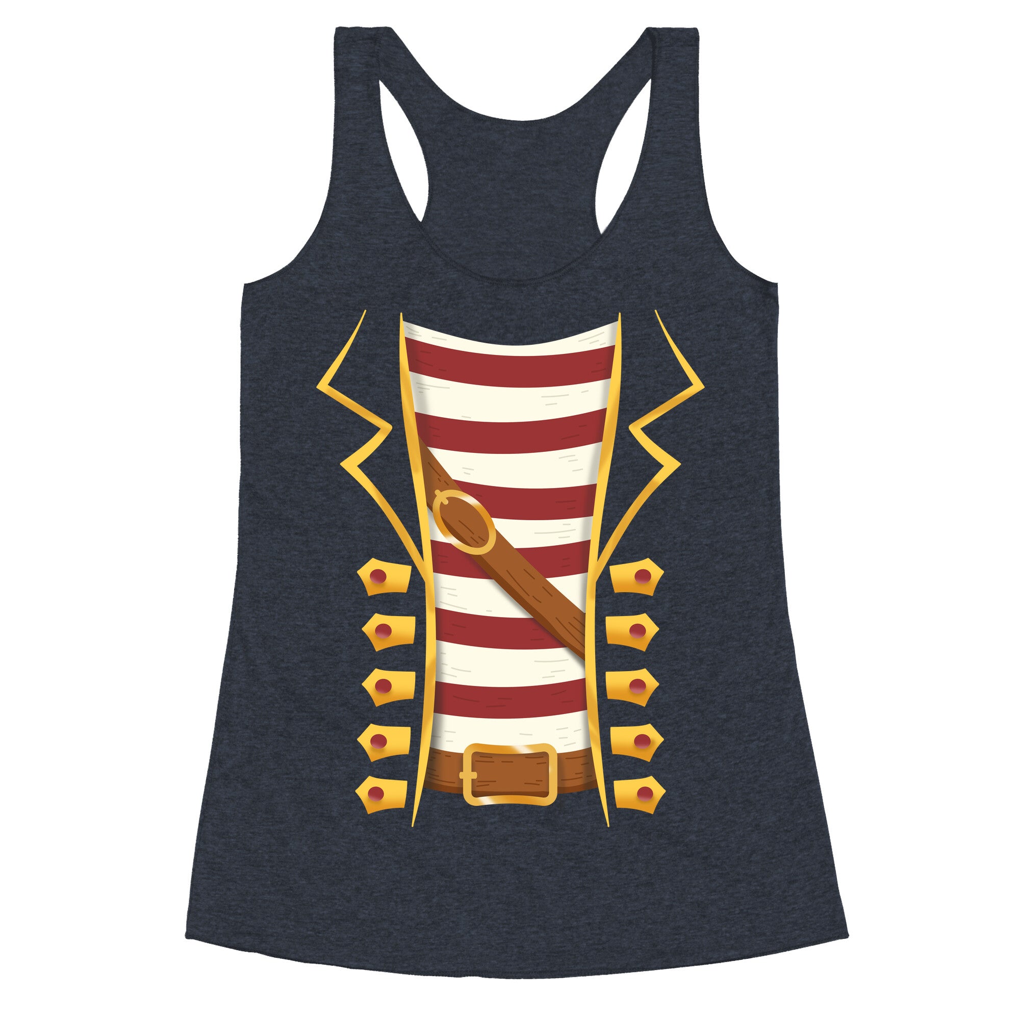 Buccaneer Halloween Pirate Costume Racerback Tank