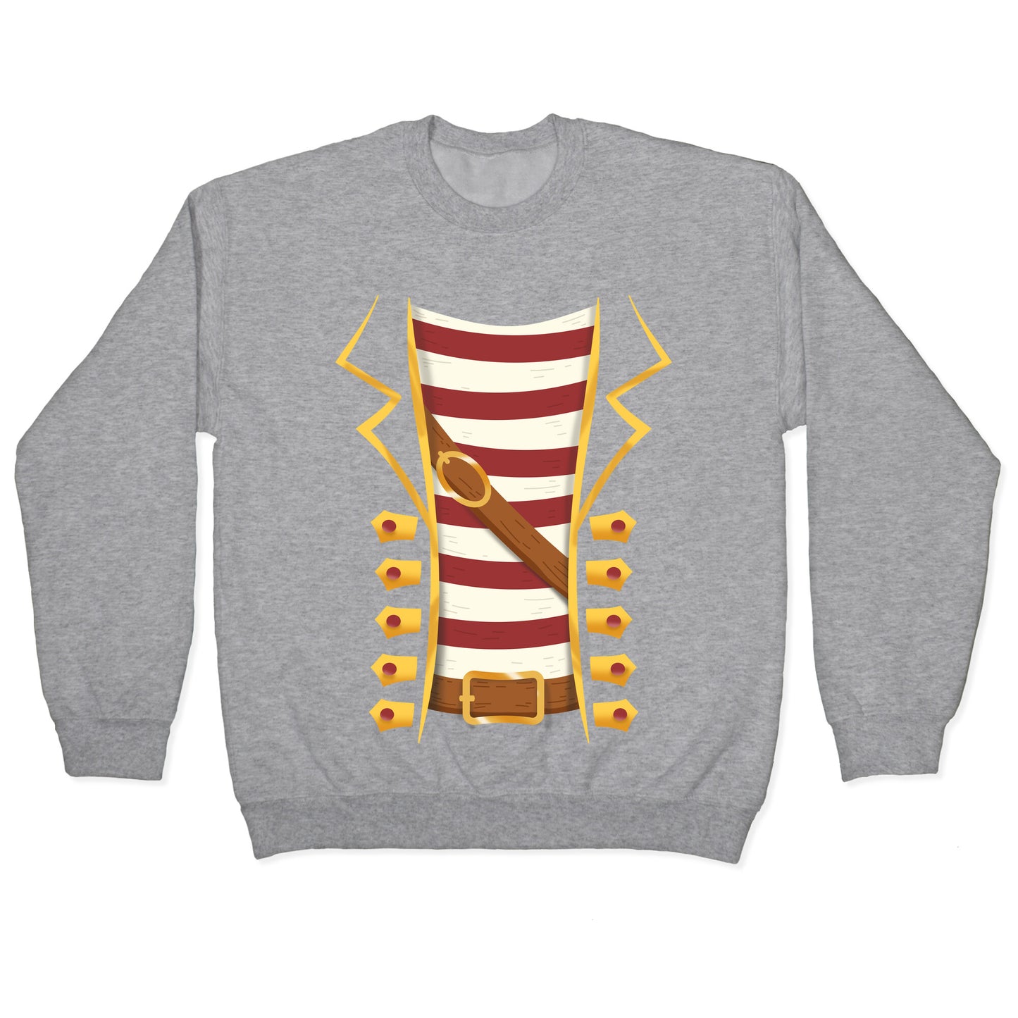Buccaneer Halloween Pirate Costume Crewneck Sweatshirt