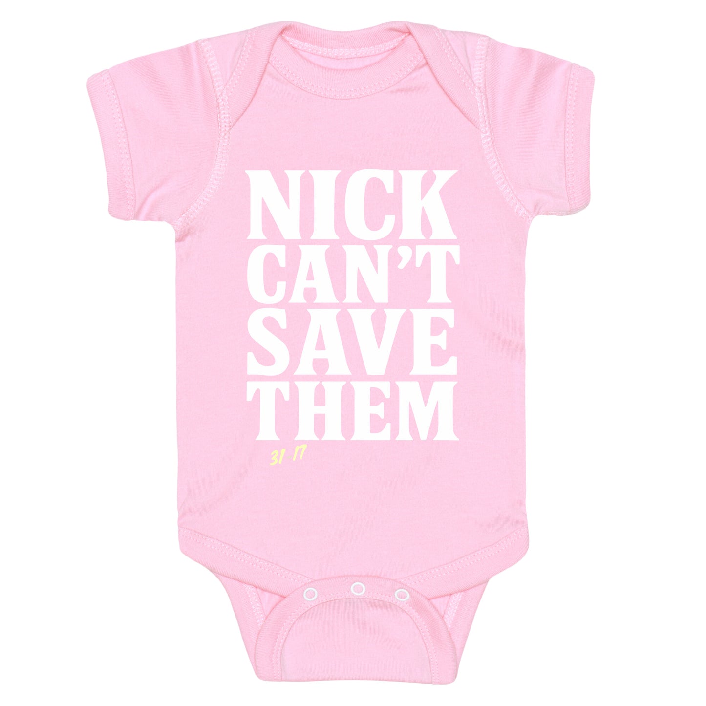 Nick Cant Save Them Baby One-Piece