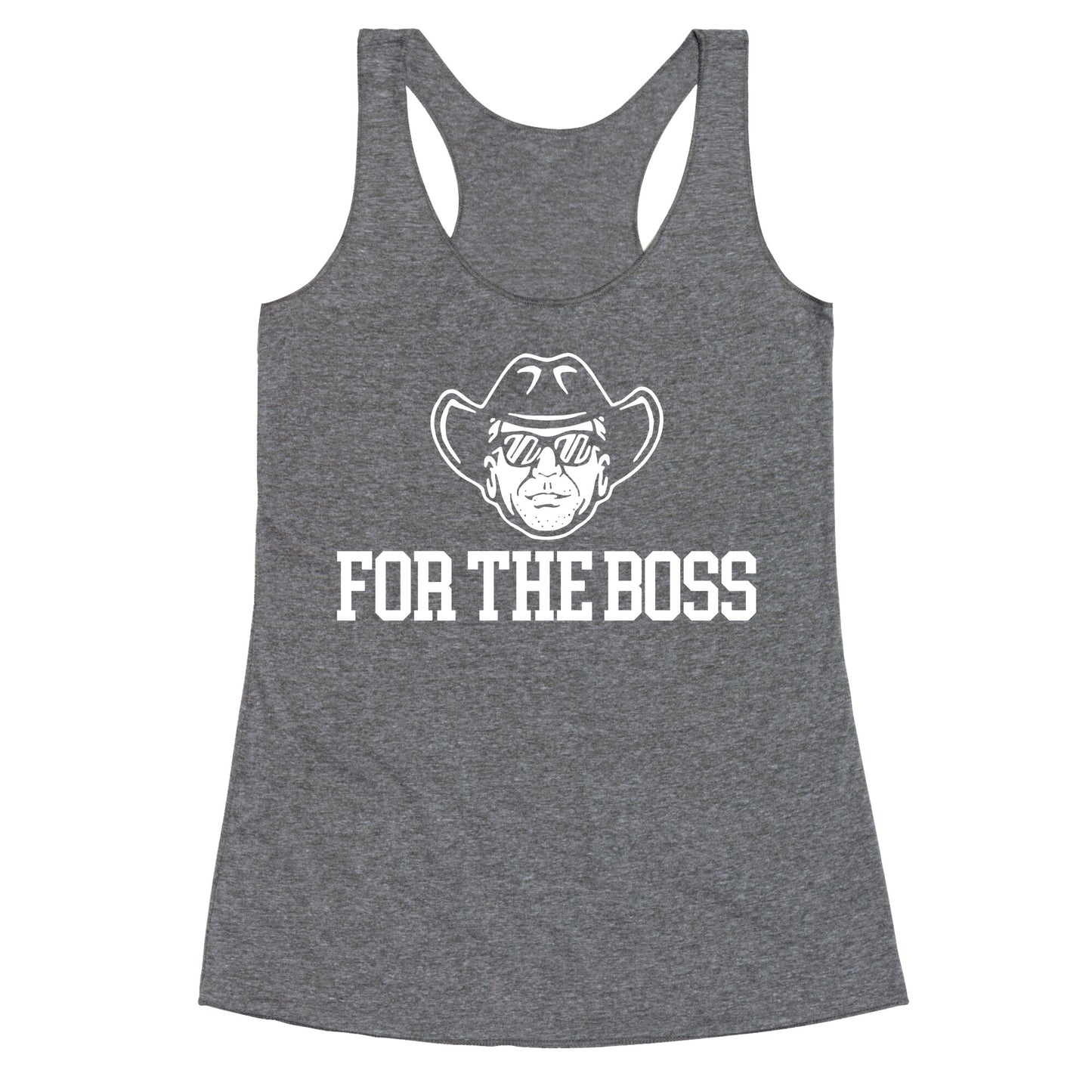 For the Boss Irsay Racerback Tank