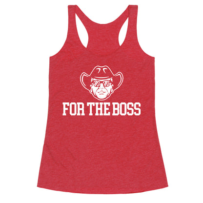 For the Boss Irsay Racerback Tank