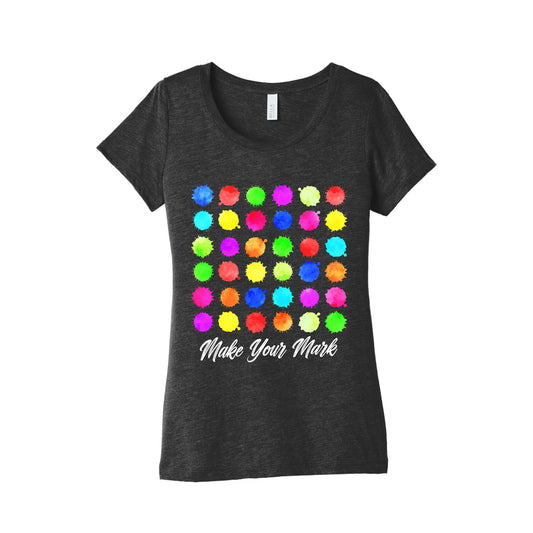 Dot Day Make Your Mark Womens Triblend Tee