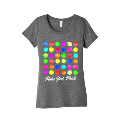 Dot Day Make Your Mark Womens Triblend Tee