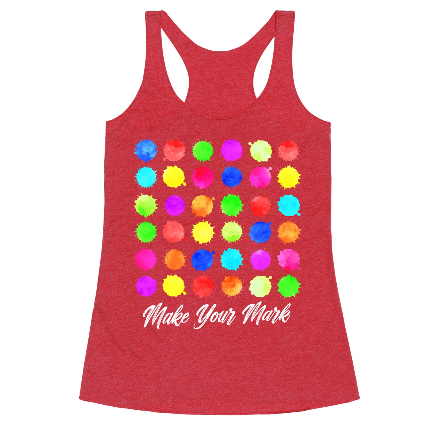Dot Day Make Your Mark Racerback Tank