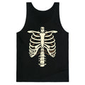 Skeleton Rib Cage Halloween Costume Tank Top
