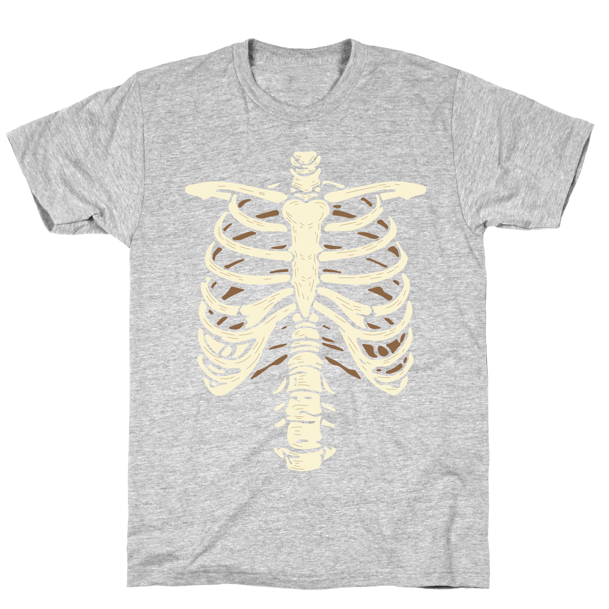 Skeleton Rib Cage Halloween Costume T-Shirt