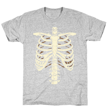 Skeleton Rib Cage Halloween Costume T-Shirt