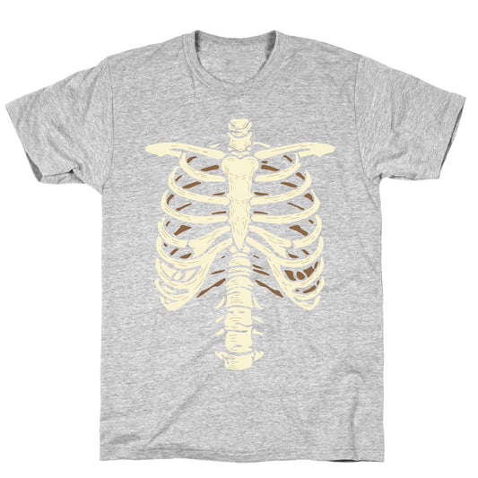 Skeleton Rib Cage Halloween Costume T-Shirt