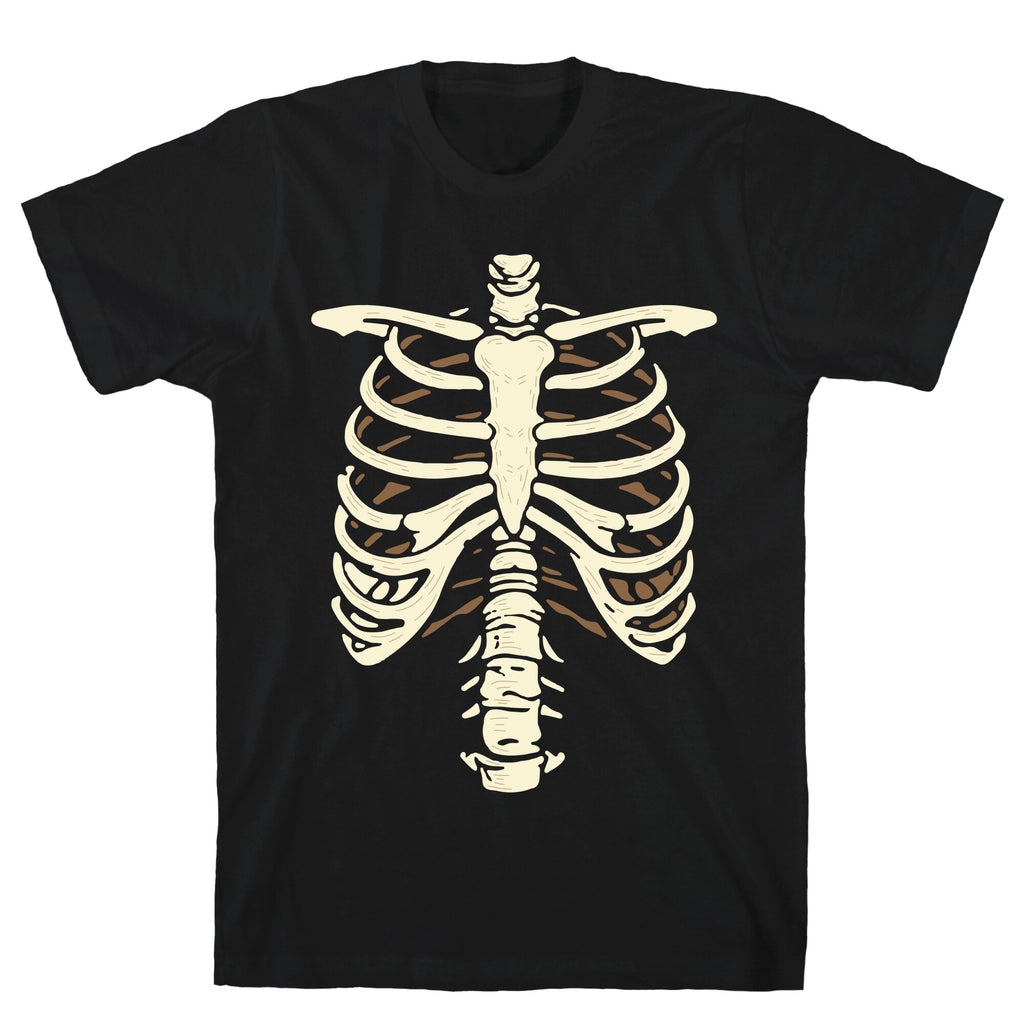 Skeleton Rib Cage Halloween Costume T-Shirt