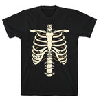 Skeleton Rib Cage Halloween Costume T-Shirt