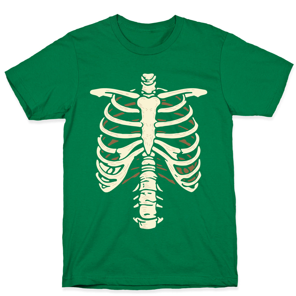 Skeleton Rib Cage Halloween Costume T-Shirt