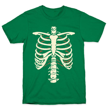 Skeleton Rib Cage Halloween Costume T-Shirt